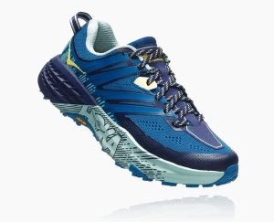 Hoka One One Women's Speedgoat 3 Running Shoes Blue - AU XGSM